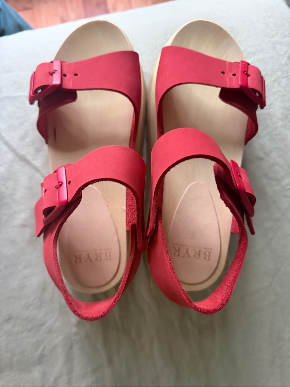 Bryr Gigi Clog in Poppy - Picture 4 of 10